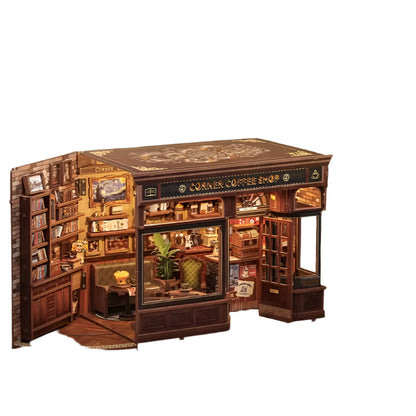 DIY Corner Coffee Shop - 3D Book Nook | Lunook