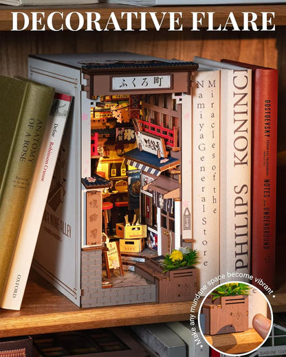 DIY  Sakura Wine Alley - 3D Book Nook | Lunook