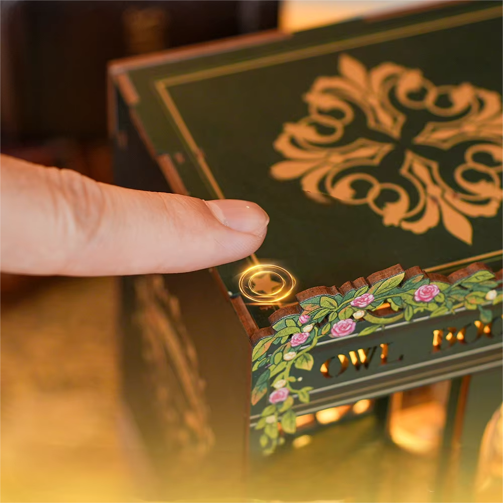 DIY Owl Bookstore - 3D Book Nook | Lunook