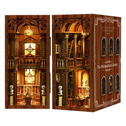 DIY Wooden Book Nook – 3D Puzzle Miniature | Lunook