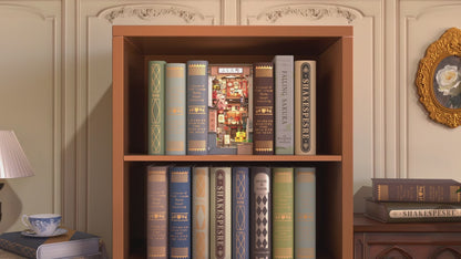 DIY  Sakura Wine Alley - 3D Book Nook | Lunook